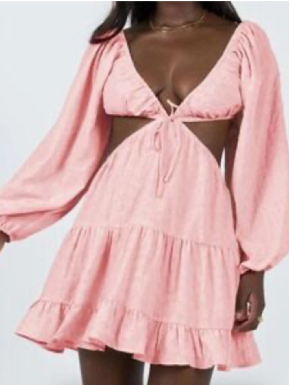 Pink Princess Polly Lilloh Long Sleeve Dress